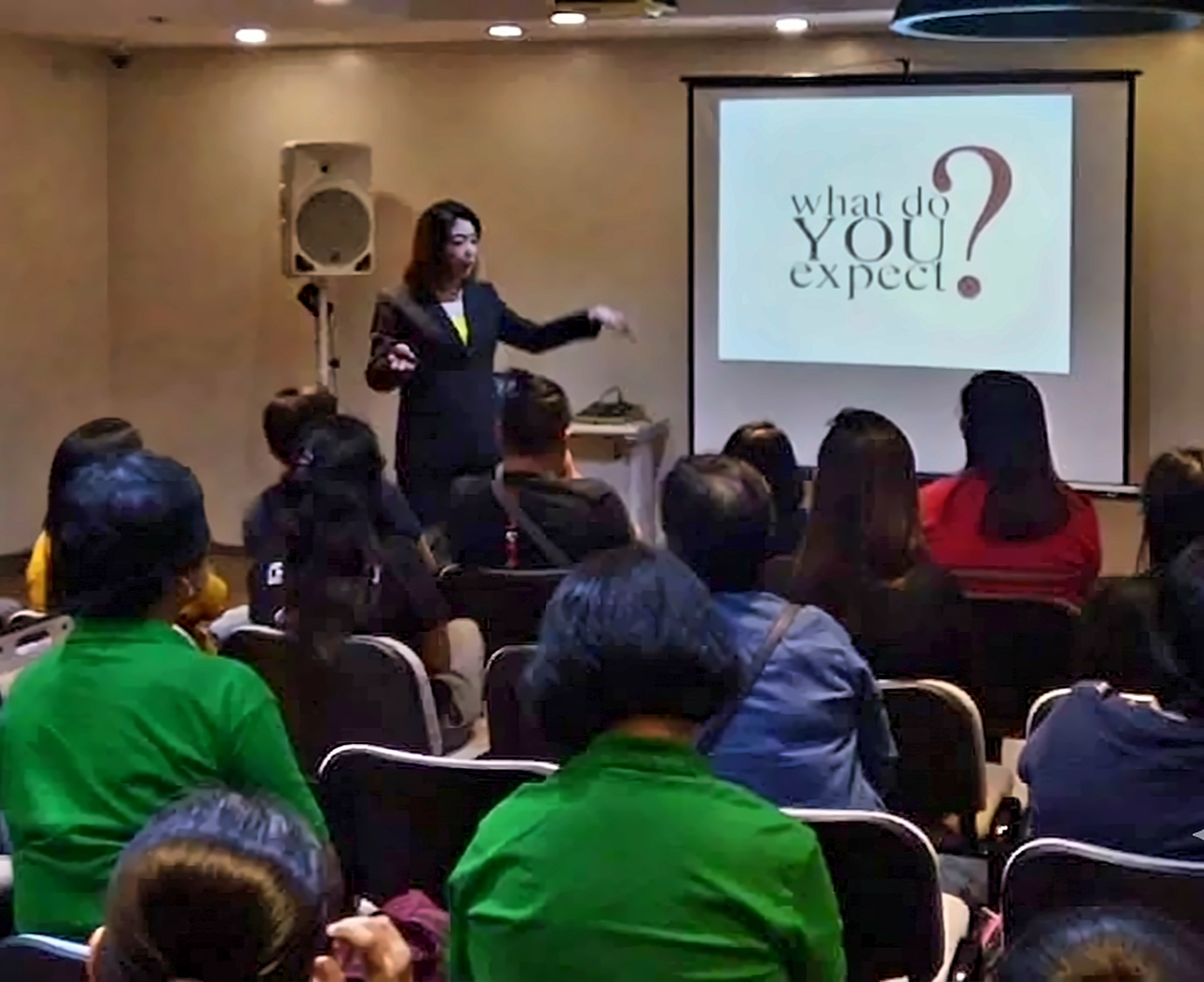 Photo from an MCV speaking event